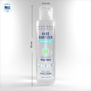 height measurements of small hand sanitizer